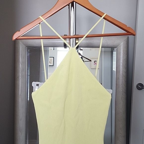 Zara Mini Yellow Dress size M - Picture 3 of 6